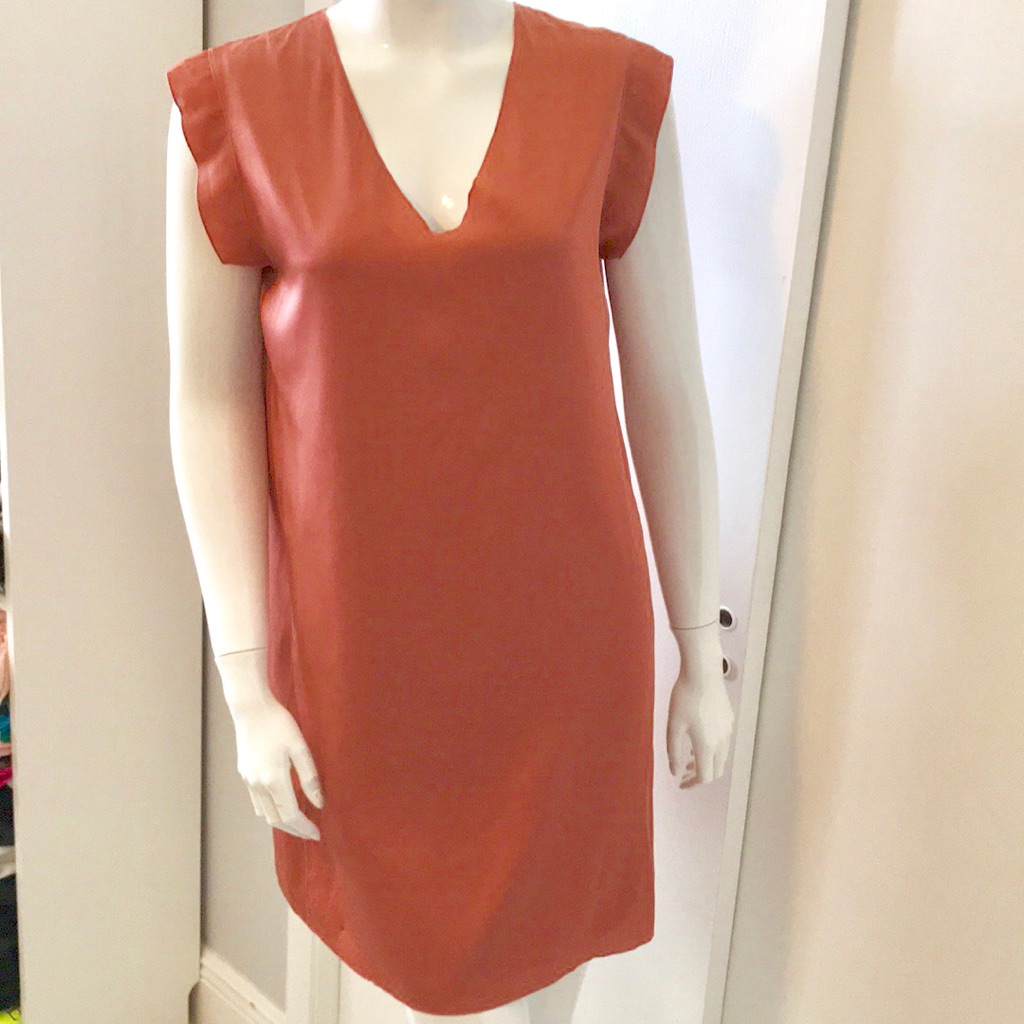 New! Vince Silk Dress Nwt